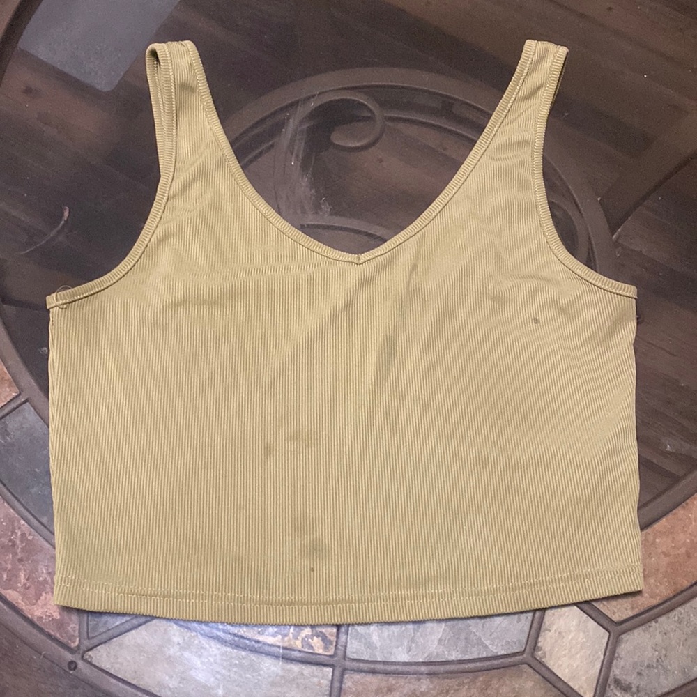 Green Shein croptop